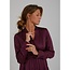 BORDEAUX DRESS W V-NECK