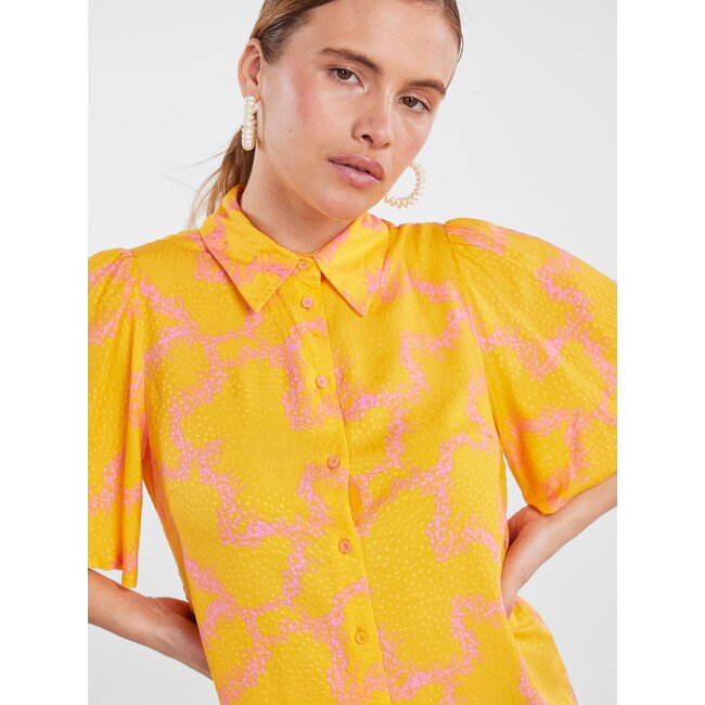 MOLEA BLOUSE – Blazing Orange