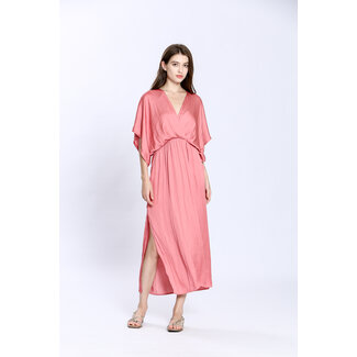 PAULINE SATIN DRESS – Pink