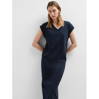 MY ESSENTIAL V-NECK DRESS NOOS – Dark Sapphire