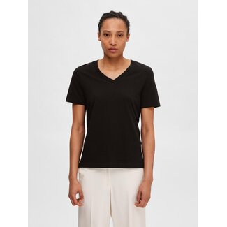 MY ESSENTIAL NOOS TEE V-NECK – Black