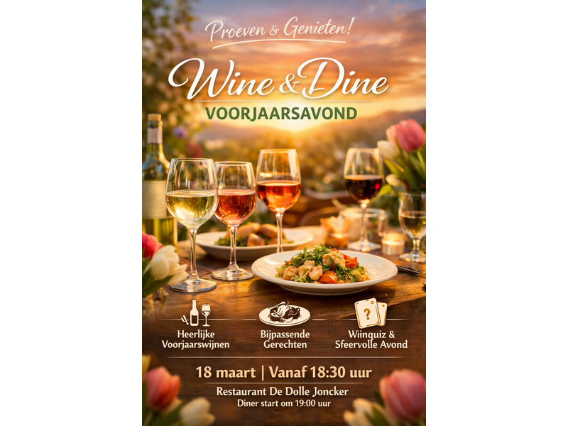 Wine en Dine / 18-3-26/ Restaurant de Dolle Joncker