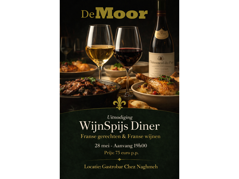 Wijnspijsdiner Frankrijk