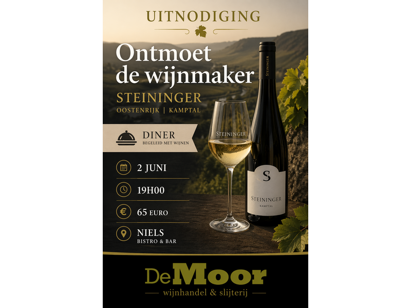 Diner met de wijnmaker Steininger Kamptal