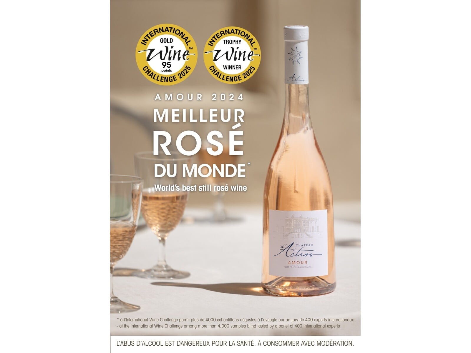 Chât. D'Astros IGP Rosé / Amour