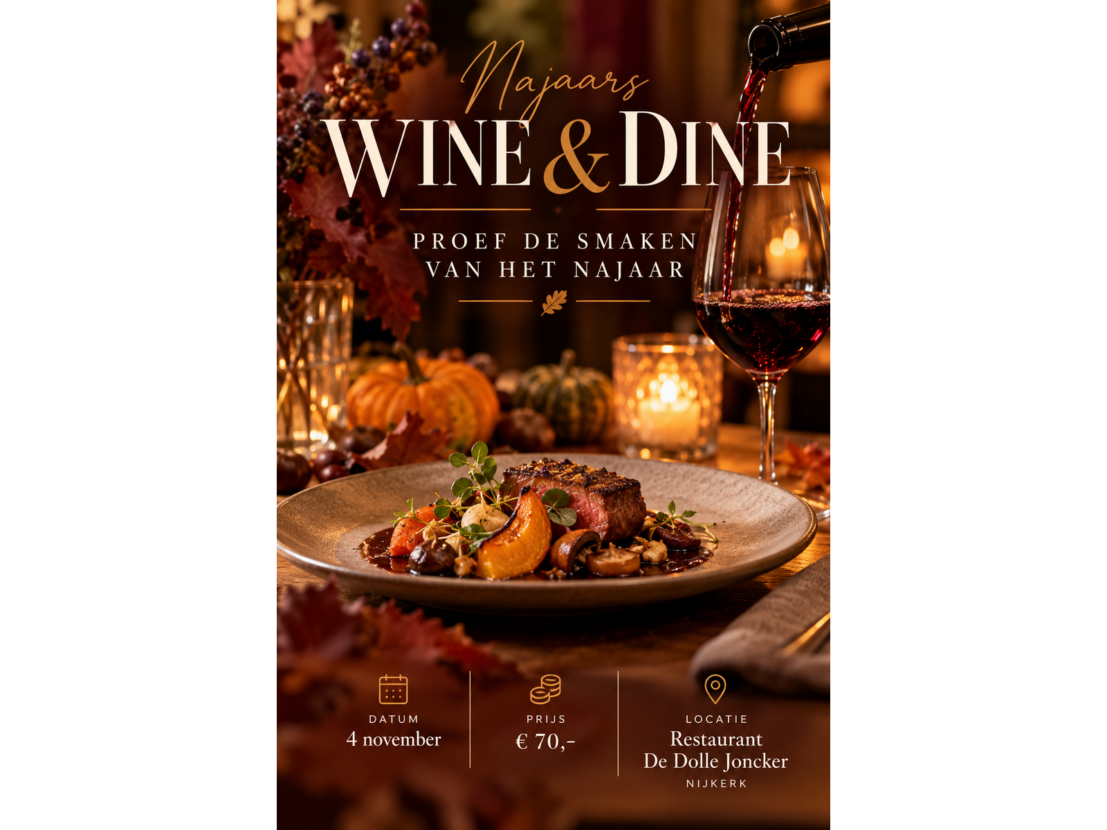 Wine en Dine / 4-11-26/ Restaurant de Dolle Joncker