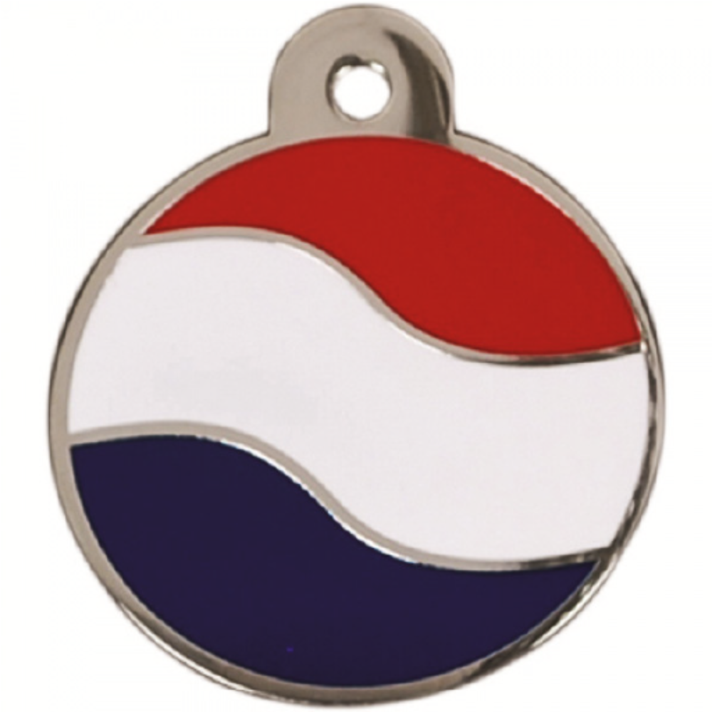 IMARC Hondenpenning – Rond – Nederlandse Vlag – Groot IMARC Hondenpenning – Rond – Nederlandse Vlag – Groot