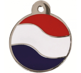 IMARC Hondenpenning – Rond – Nederlandse Vlag – Groot IMARC Hondenpenning – Rond – Nederlandse Vlag – Groot