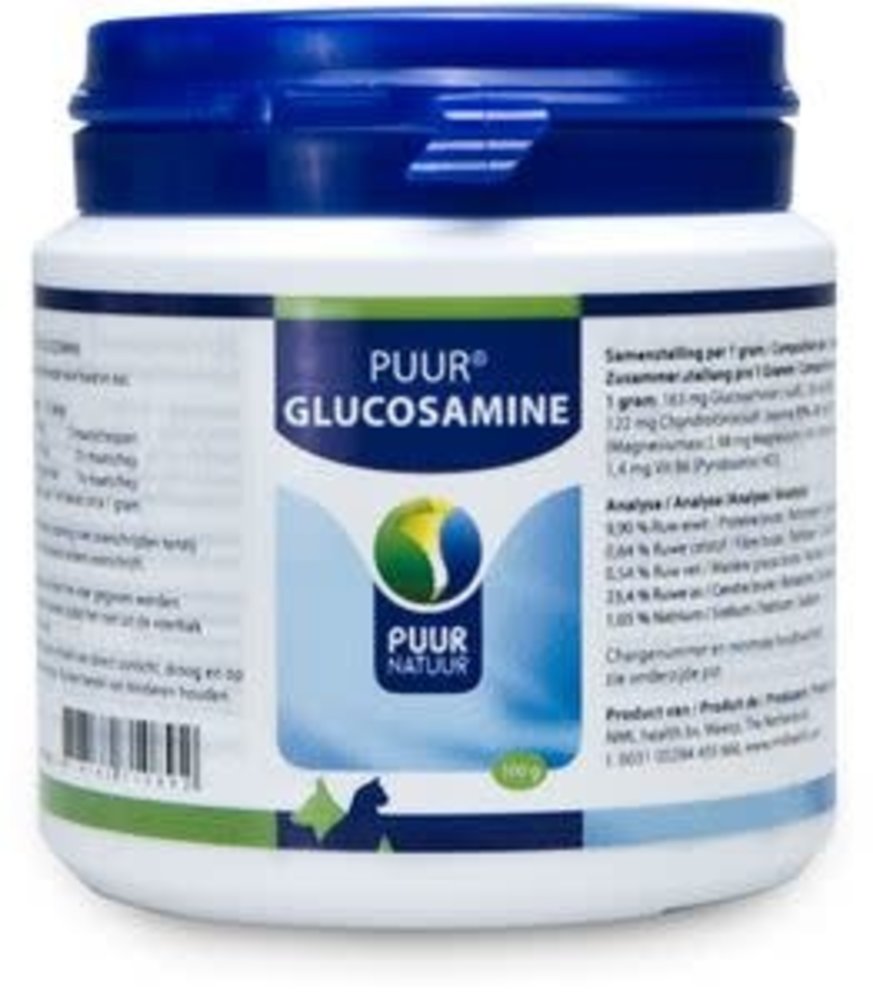 PUUR Puur Glucosamine H+K - 100 gram PUUR Puur Glucosamine H+K - 100 gram