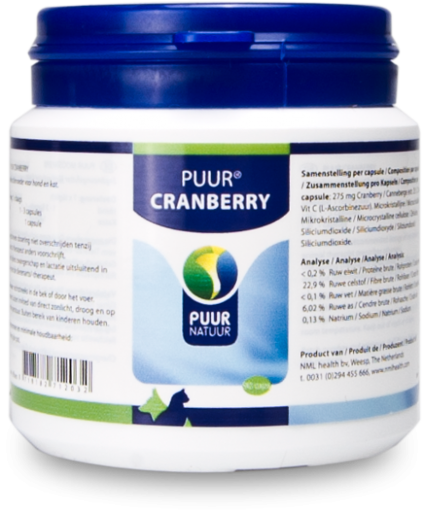 PUUR Puur Cranberry compleet hond&kat - 90 cc PUUR Puur Cranberry compleet hond&kat - 90 cc