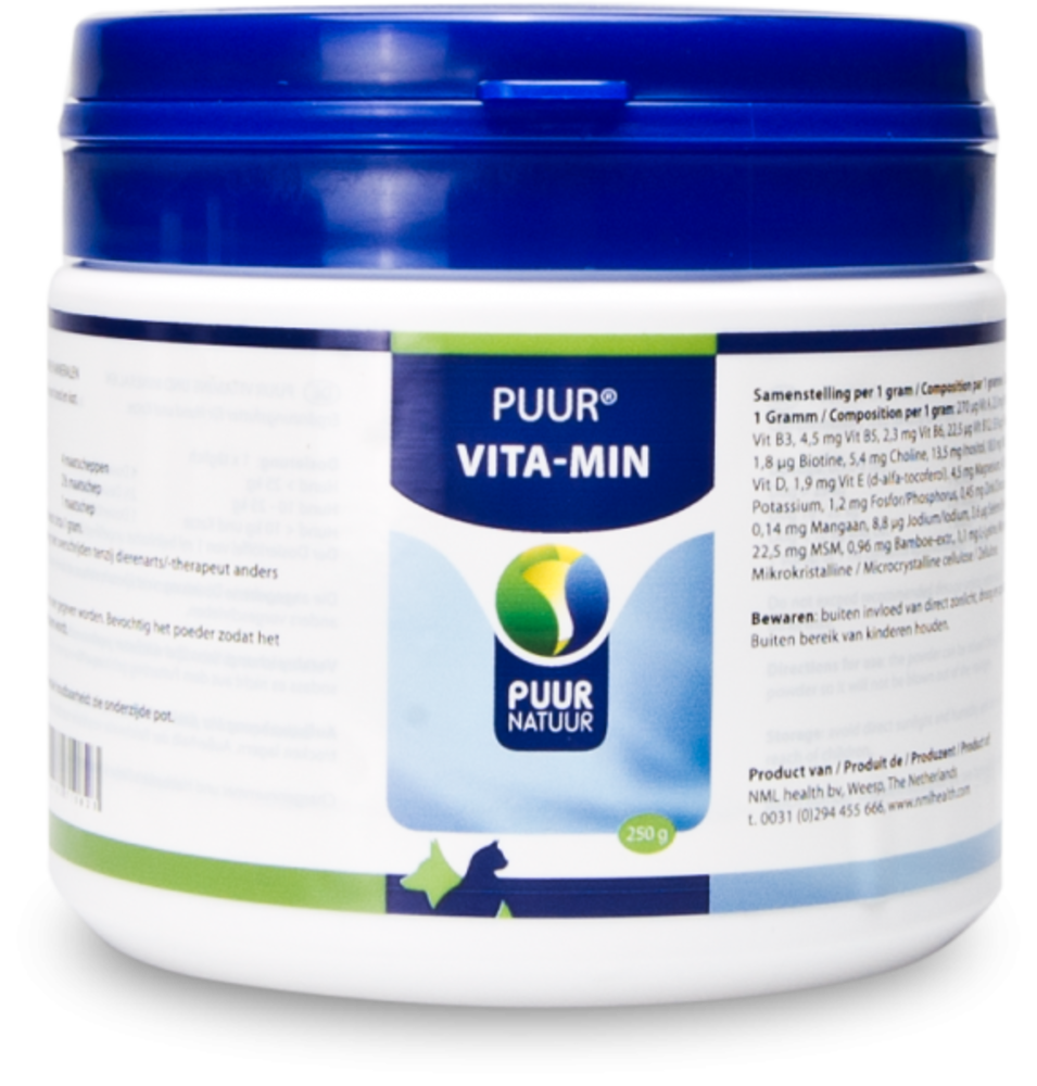PUUR Puur Vitaminen/Mineralen H+K - 75 gram