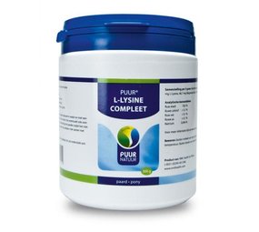 PUUR Puur L-Lysine Compleet P+P - 500 gram PUUR Puur L-Lysine Compleet P+P - 500 gram