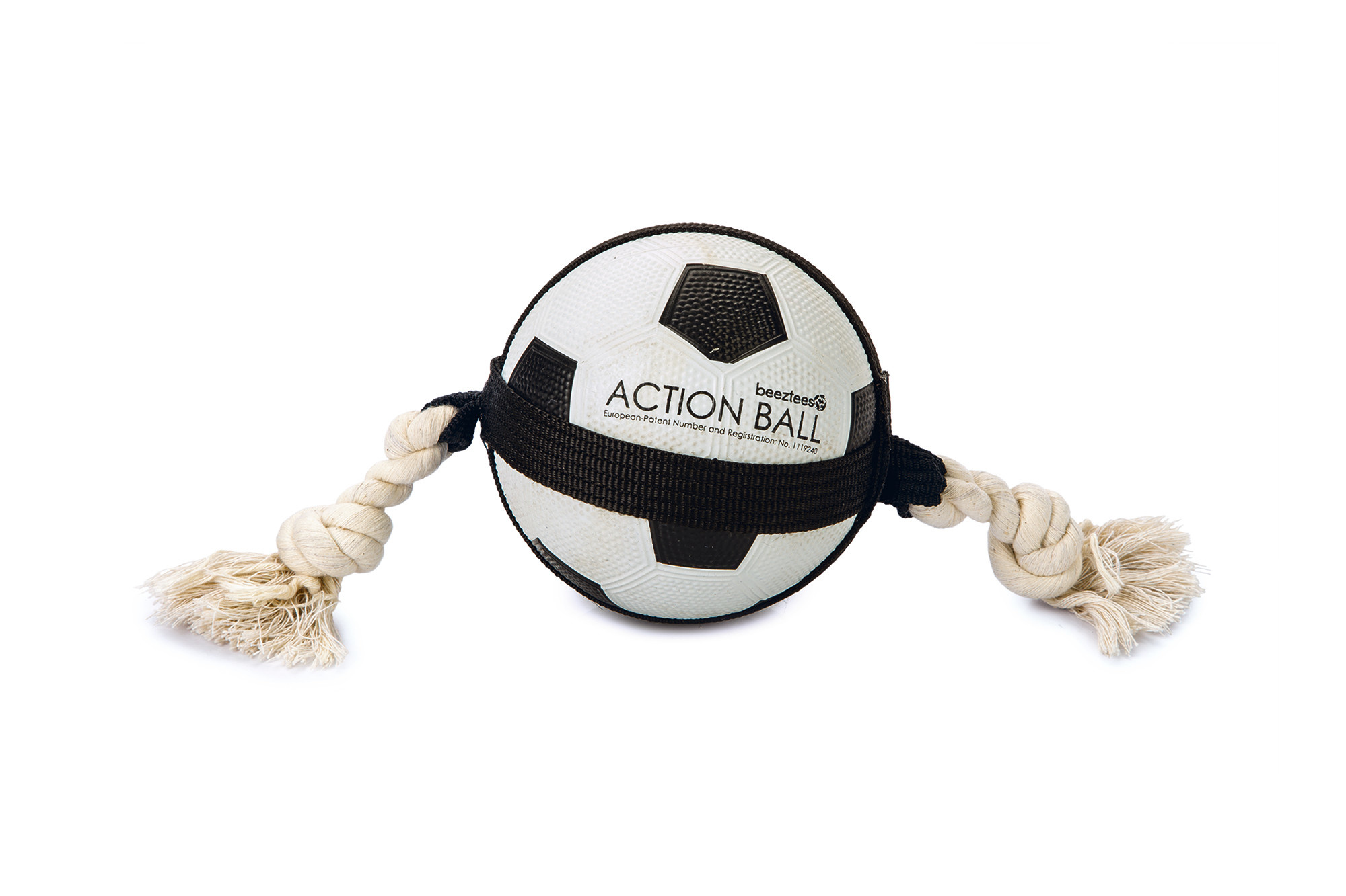 Bediening mogelijk Vervolgen voor Beeztees Action Voetbal met touw - D-tails
