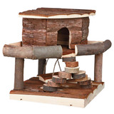 Trixie Trixie Houten Huis Ida Schorshout - 19x20x19 cm Trixie Trixie Houten Huis Ida Schorshout - 19x20x19 cm