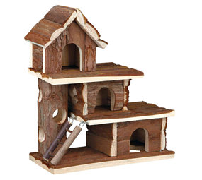Trixie Trixie Houten Huis Tammo Schorshout - 25x30x12 cm Trixie Trixie Houten Huis Tammo Schorshout - 25x30x12 cm