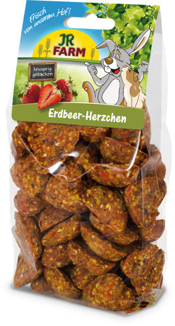 JR Farm JR Farm Aardbei Hartjes - 150 gram JR Farm JR Farm Aardbei Hartjes - 150 gram