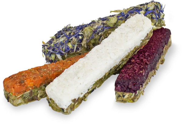 JR Farm JR Farm Grainless Deluxe Mini Knaagsticks - 4 smaken - 8 sticks JR Farm JR Farm Grainless Deluxe Mini Knaagsticks - 4 smaken - 8 sticks