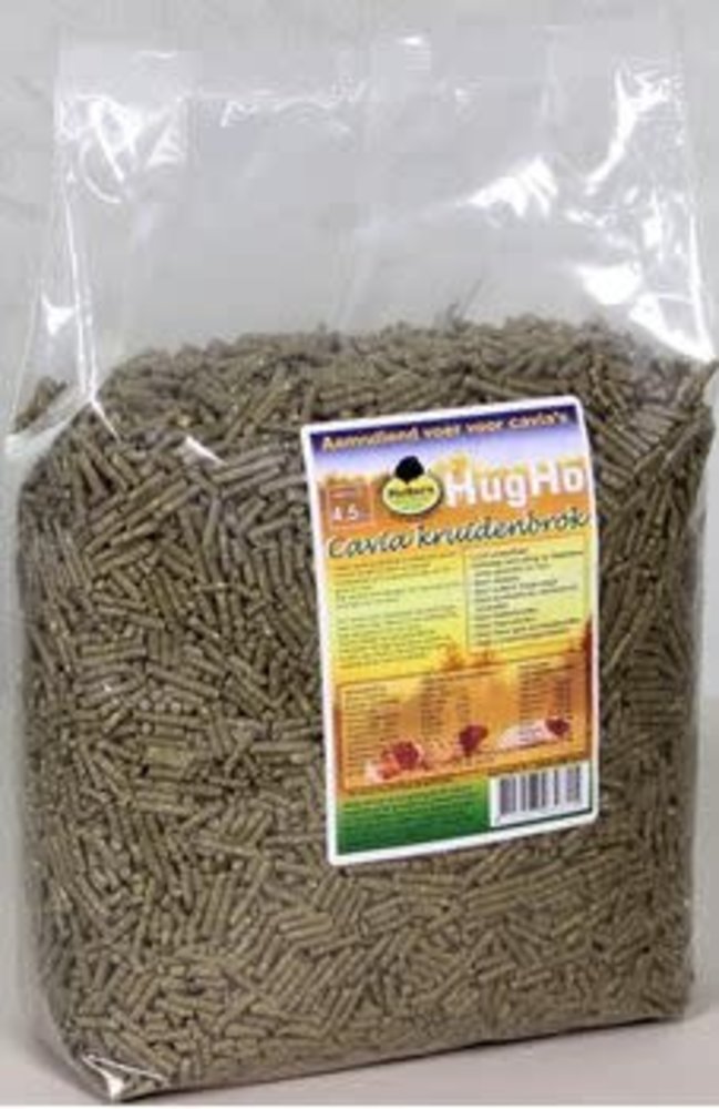 HugHo HugHo Cavia Kruidenbrok - 4.5 kilo HugHo HugHo Cavia Kruidenbrok - 4.5 kilo