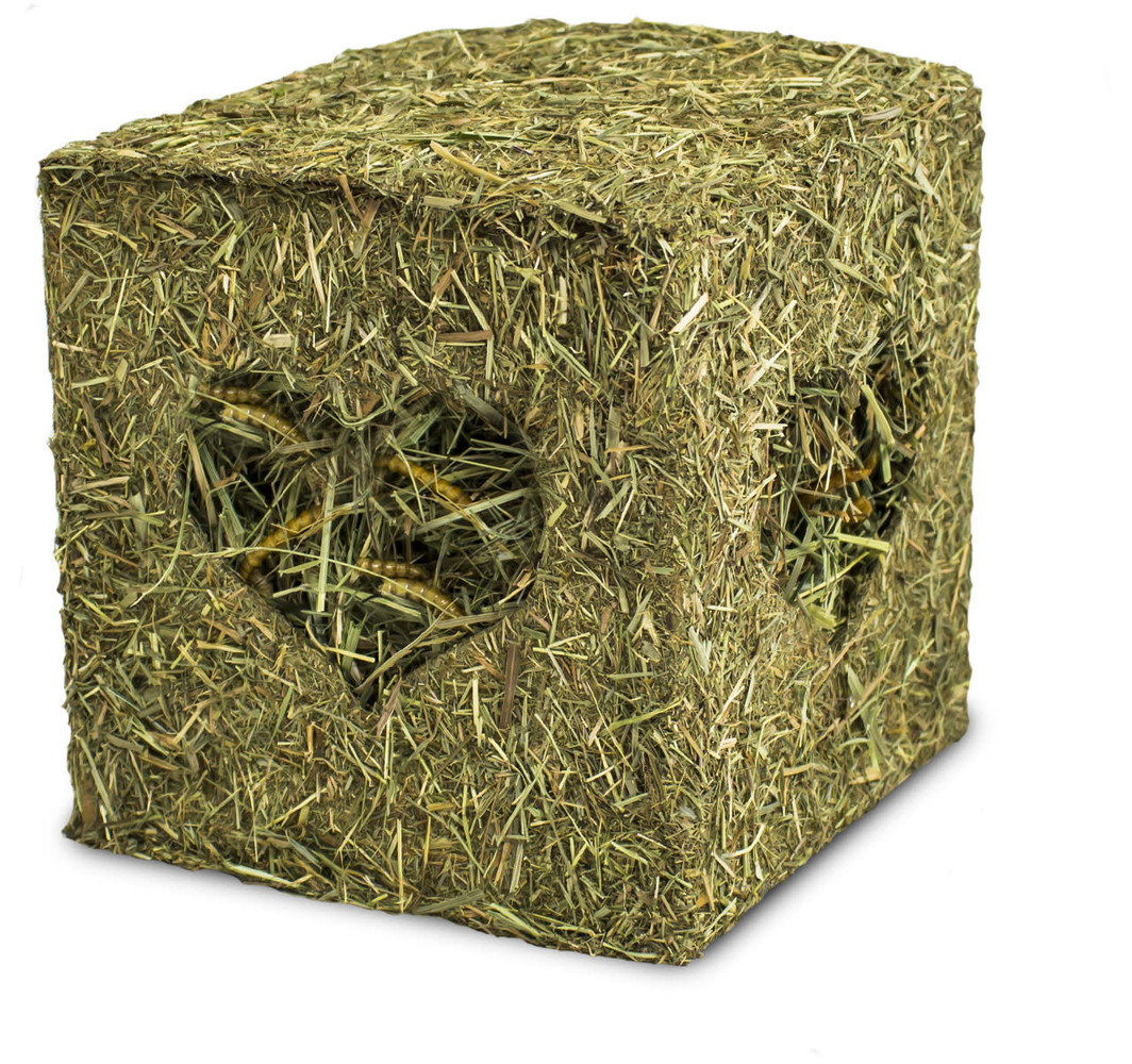 JR Farm JR Farm Hooiblok met Meelwormen - 125 gram - 13x13x13 cm JR Farm JR Farm Hooiblok met Meelwormen - 125 gram - 13x13x13 cm