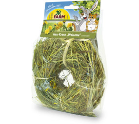 JR Farm JR Farm Hooikrans met Paardenbloem - 100 gram JR Farm JR Farm Hooikrans met Paardenbloem - 100 gram