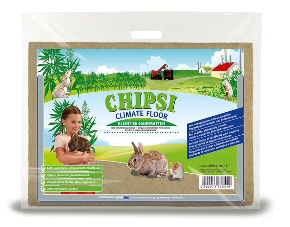 Chipsi Chipsi Climate Floor - Hennepvezelmat Chipsi Chipsi Climate Floor - Hennepvezelmat