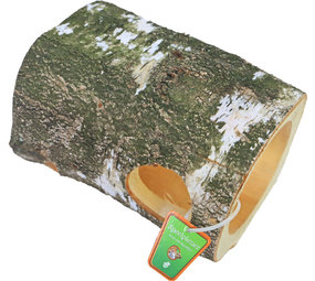 Gebr. de Boon Boon Berkentunnel met 2 gaten - circa 23x14 cm Gebr. de Boon Boon Berkentunnel met 2 gaten - circa 23x14 cm