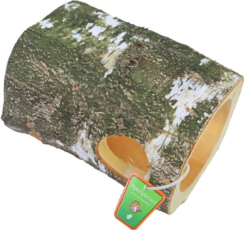 Gebr. de Boon Boon Berkentunnel met 2 gaten - circa 23x14 cm Gebr. de Boon Boon Berkentunnel met 2 gaten - circa 23x14 cm