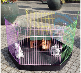 Gebr. de Boon Boon Bodemhoes met Opstaande rand voor Ren met 6 Panelen van 67x60 cm - Zwart Gebr. de Boon Boon Bodemhoes met Opstaande rand voor Ren met 6 Panelen van 67x60 cm - Zwart