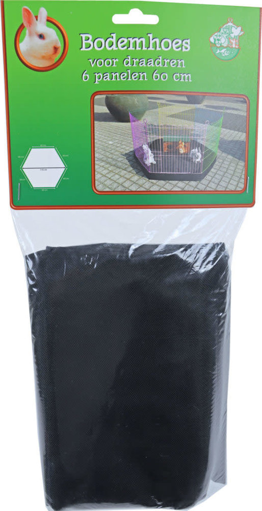 Gebr. de Boon Boon Bodemhoes met Opstaande rand voor Ren met 6 Panelen van 67x60 cm - Zwart Gebr. de Boon Boon Bodemhoes met Opstaande rand voor Ren met 6 Panelen van 67x60 cm - Zwart