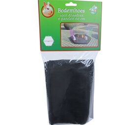 Gebr. de Boon Boon Bodemhoes met Opstaande rand voor Ren met 6 Panelen van 67x60 cm - Zwart