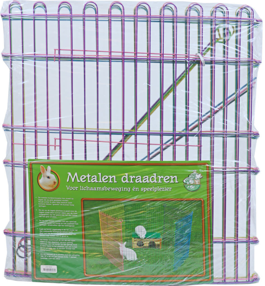 Gebr. de Boon Boon Metalen Ren - 6 Panelen van 67x60 cm Gebr. de Boon Boon Metalen Ren - 6 Panelen van 67x60 cm
