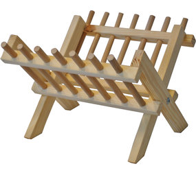 Gebr. de Boon Houten hooiruif - 26 × 17 × 23 cm Gebr. de Boon Houten hooiruif - 26 × 17 × 23 cm