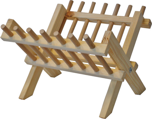 Gebr. de Boon Houten hooiruif - 26 × 17 × 23 cm Gebr. de Boon Houten hooiruif - 26 × 17 × 23 cm