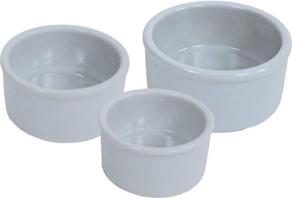 Gebr. de Boon Voerbak Keramiek Wit Gebr. de Boon Voerbak Keramiek Wit