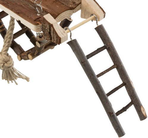 Trixie Trixie Houten Speelplaats Janne Schorshout Hangmodel - 26x22 cm Trixie Trixie Houten Speelplaats Janne Schorshout Hangmodel - 26x22 cm