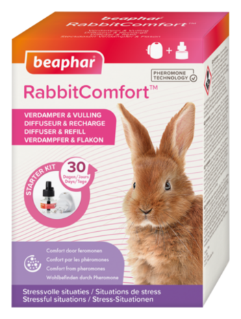 Beaphar Beaphar RabbitComfort Starterskit met Verdamper en Vulling - 48 ml Beaphar Beaphar RabbitComfort Starterskit met Verdamper en Vulling - 48 ml