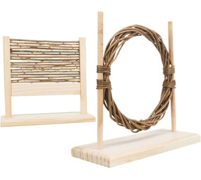 Trixie Trixie Behendigheidsset Hout - 28x26x12 cm Trixie Trixie Behendigheidsset Hout - 28x26x12 cm