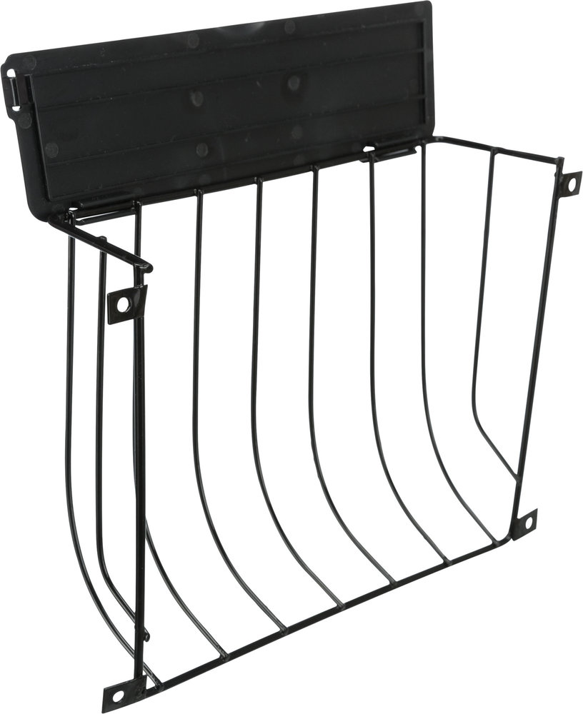 Trixie Trixie Hooiruif om vast te Schroeven - Metaal - Zwart - 22x16x6 cm Trixie Trixie Hooiruif om vast te Schroeven - Metaal - Zwart - 22x16x6 cm