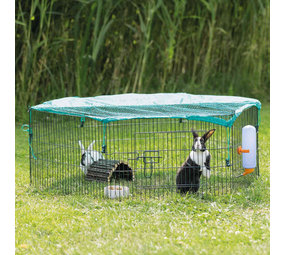 Trixie Trixie Natura Metalen Ren met Veiligsheidsnet Trixie Trixie Natura Metalen Ren met Veiligsheidsnet