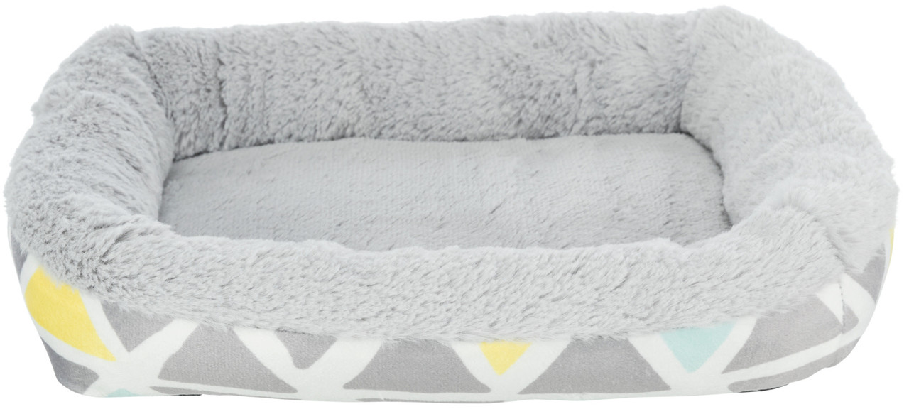 Trixie Trixie Relax Mand Bunny - Grijs met print Trixie Trixie Relax Mand Bunny - Grijs met print