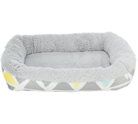 Trixie Trixie Relax Mand Bunny - Grijs met print Trixie Trixie Relax Mand Bunny - Grijs met print
