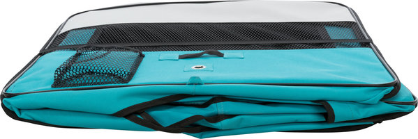 Trixie Trixie Ren van Polyester - 130x55 cm - Turquoise-Grijs Trixie Trixie Ren van Polyester - 130x55 cm - Turquoise-Grijs