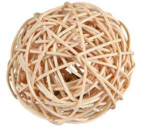 Trixie Trixie Rotan Bal met Bel - 4 cm Trixie Trixie Rotan Bal met Bel - 4 cm