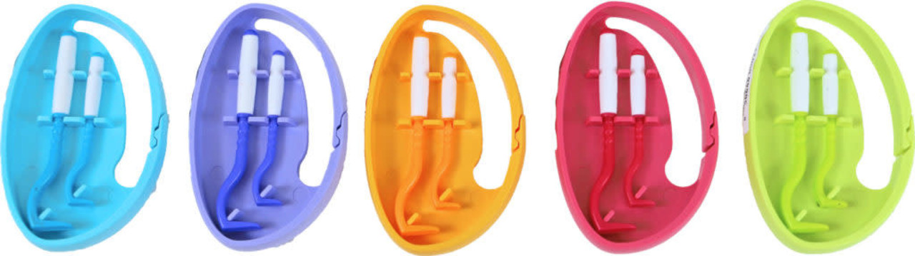 O'TOM O'tom tekenhaakjes - tekenvoetjes 2 stuks in Clipbox - tick twister O'TOM O'tom tekenhaakjes - tekenvoetjes 2 stuks in Clipbox - tick twister