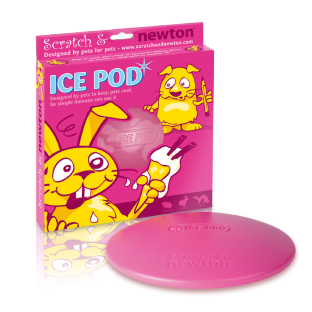 Scratch en Newton Ice Pod koelschijf voor konijnen en knaagdieren Scratch en Newton Ice Pod koelschijf voor konijnen en knaagdieren