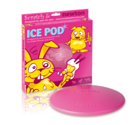 Scratch en Newton Ice Pod koelschijf voor konijnen en knaagdieren Scratch en Newton Ice Pod koelschijf voor konijnen en knaagdieren