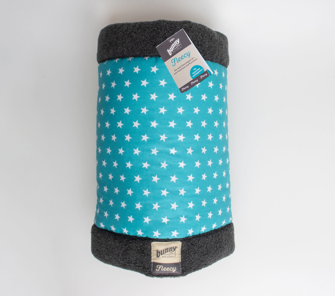 Bunny Nature Bunny Nature Fleecy tunnel - Turquoise - 31 x 24 cm Bunny Nature Bunny Nature Fleecy tunnel - Turquoise - 31 x 24 cm