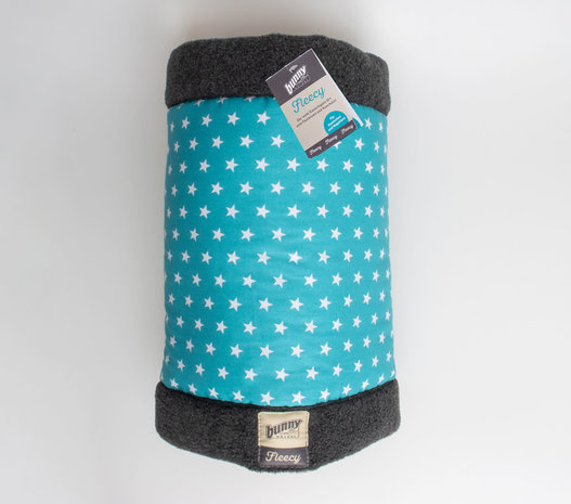 Bunny Nature Bunny Nature Fleecy tunnel - Turquoise - 31 x 24 cm Bunny Nature Bunny Nature Fleecy tunnel - Turquoise - 31 x 24 cm