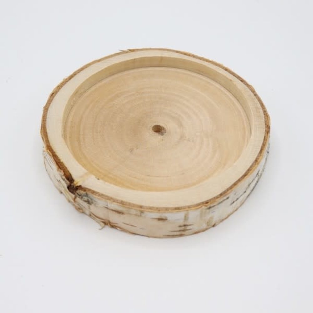 Berkenhouten voerschaaltje - 13,5 X 2,5 cm Berkenhouten voerschaaltje - 13,5 X 2,5 cm