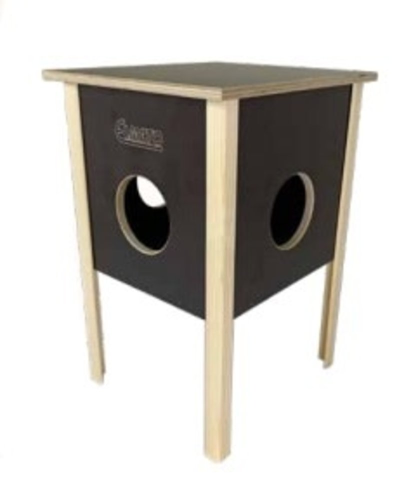 Elmato Elmato Houten Huis op hoogte - 28 x 24 x 33 cm Elmato Elmato Houten Huis op hoogte - 28 x 24 x 33 cm